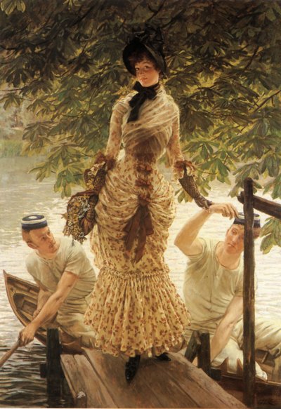 Na Tamizie autorstwa James Tissot