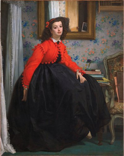Portret panny L. L. autorstwa James Tissot
