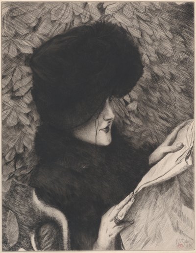 Gazeta, 1883. autorstwa James Tissot