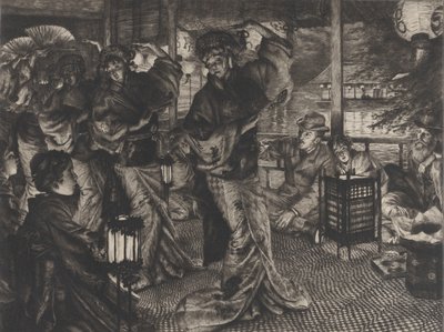 Przypowieść o synu marnotrawnym, nr II: W obcych klimatach, 1882. autorstwa James Tissot