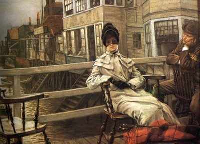 Czekając na prom II autorstwa James Tissot
