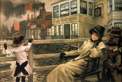 Czekając na prom I autorstwa James Tissot