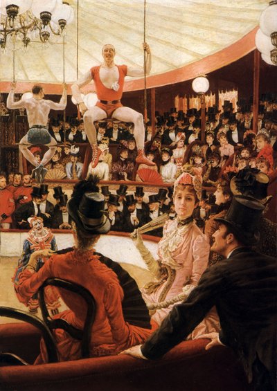 Kobiety Paryża: Miłośniczka cyrku autorstwa James Tissot