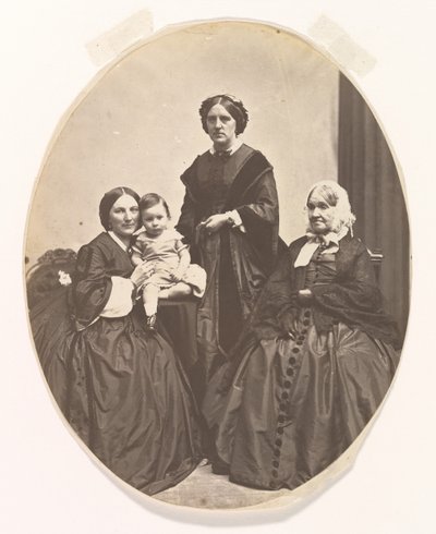 Cztery pokolenia, ca. 1860. autorstwa James Wallace Black