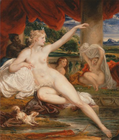 Diana w łaźni autorstwa James Ward