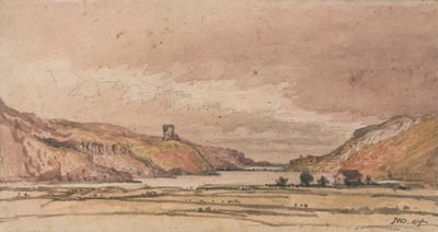 Zamek Dolbadarn autorstwa James Ward