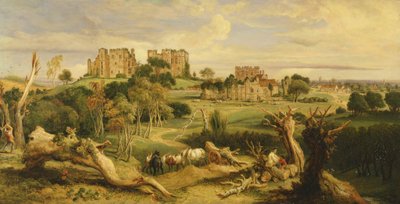 Zamek Kenilworth, Warwickshire autorstwa James Ward