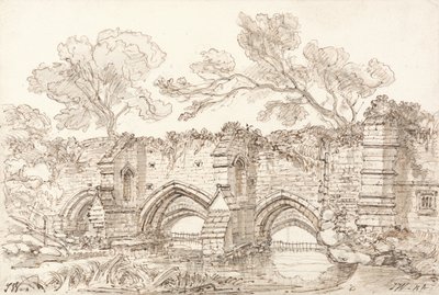The Old Double Bridge, Bury St. Edmunds autorstwa James Ward