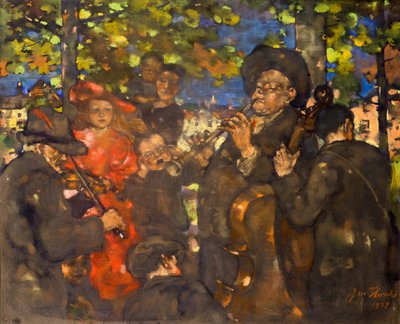 Muzycy (lub Minstrels) autorstwa James Watterston Herald