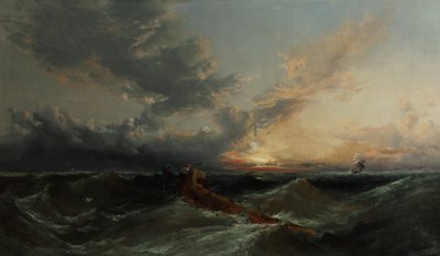 Sygnał, ok. 1860 (olej na płótnie) autorstwa James Webb