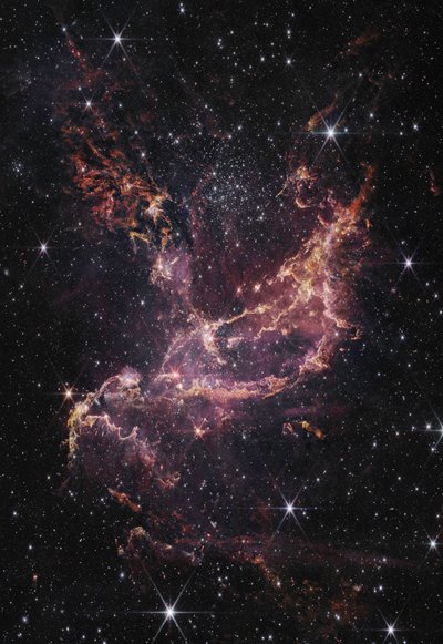 NGC 346 (obraz z kamery NIRCam) autorstwa James Webb Space Telescope (NASA)