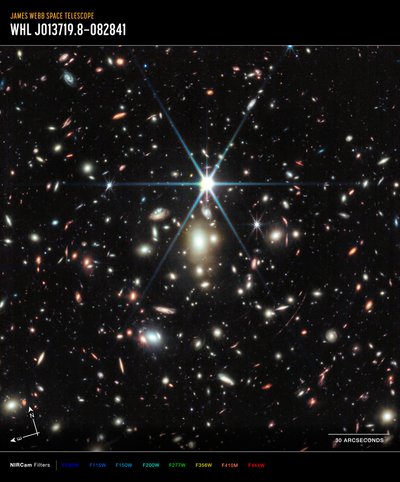 Łuk wschodu słońca (obraz NIRCam) autorstwa James Webb Space Telescope (NASA)