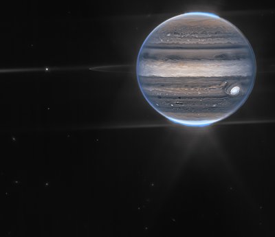 Obrazy Jowisza wykonane przez Webba pokazują zorze polarne i zamglenia autorstwa James Webb Space Telescope (NASA)