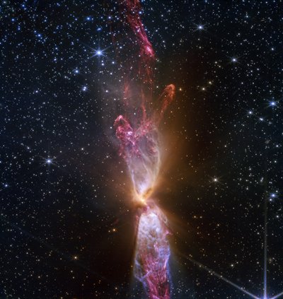 Niesamowite szczegóły w aktywnie formującym się układzie gwiezdnym autorstwa James Webb Space Telescope (NASA)