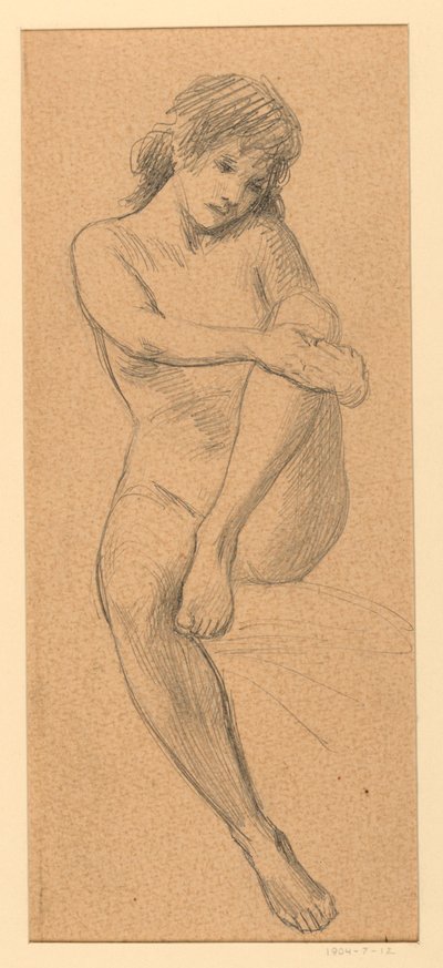 Akt kobiecy autorstwa James Wells Champney