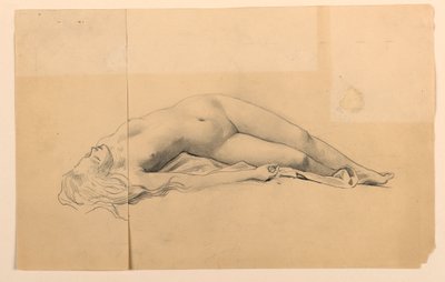 Akt kobiecy autorstwa James Wells Champney