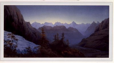 Świt w Alpach autorstwa James Whittet Smith