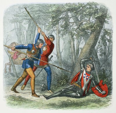 Śmierć Warwicka Króla, Bitwa pod Barnet, 1471 1864. autorstwa James William Edmund Doyle
