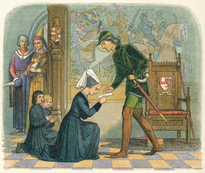 Edward IV i Lady Elżbieta Grey, 1464 1864 autorstwa James William Edmund Doyle