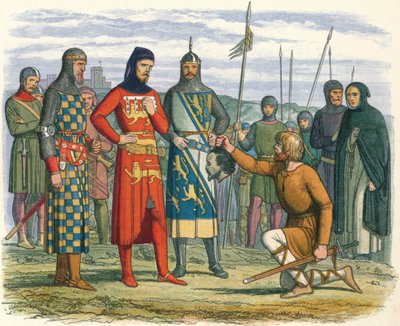 Głowa Gavestons pokazana hrabiemu Lancaster, 1312 1864 autorstwa James William Edmund Doyle