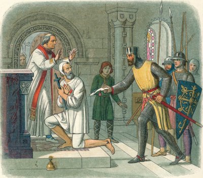 Hubert zabrany z sanktuarium w Boisars, 1232 1864 autorstwa James William Edmund Doyle
