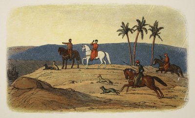 Król Ryszard I odmawia spojrzenia na Święte Miasto, ponieważ nie udało mu się go podbić, od Kroniki Anglii BC 55 do AD 1485, wyd. Londyn, 1863 r. autorstwa James William Edmund Doyle