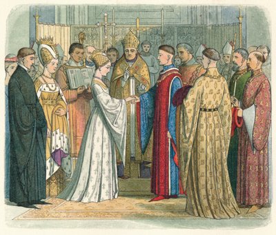 Małżeństwo Henryka V. i Katarzyny z Francji, 1420 1864 autorstwa James William Edmund Doyle