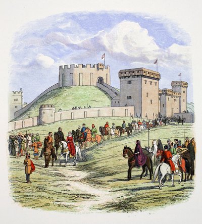 Matylda może przejść na emeryturę z Arundel, Sussex, 1139 1864 autorstwa James William Edmund Doyle