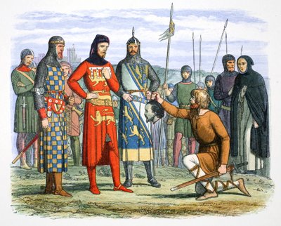 Głowa Piersa Gavestona pokazana hrabiemu Lancaster, 1312 1864. autorstwa James William Edmund Doyle