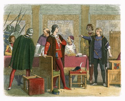Richard nakazuje aresztowanie Hastings autorstwa James William Edmund Doyle