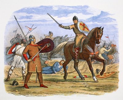 Robert, książę Normandii, schwytany w bitwie pod Tinchebraye, Normandia, 1106 1864 autorstwa James William Edmund Doyle