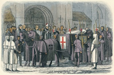 „Ciało Ryszarda przywieziono do św. Pawła”, 1400 1864 r. autorstwa James William Edmund Doyle