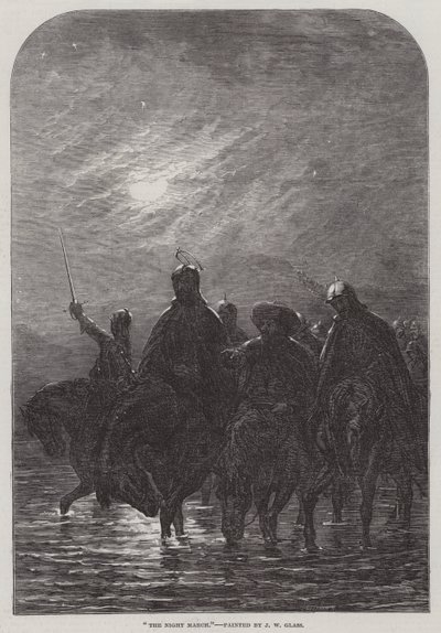 Nocny marsz autorstwa James William Glass