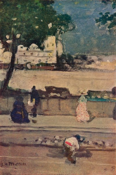 Quai Des Grands Augustins, Paryż, ok. XIX w. autorstwa James Wilson Morrice