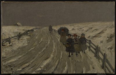 Powrót ze szkoły, ok. 1901 autorstwa James Wilson Morrice