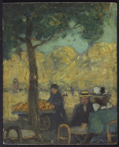 Rzeczna kawiarnia, ok. godz. 1900 autorstwa James Wilson Morrice