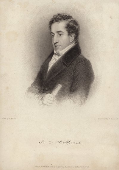 John Hobhouse, 1. baron Broughton, angielski polityk i pamiętnikarz autorstwa James, the Elder Hopwood