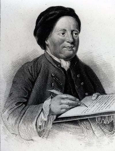 Samuel Richardson (1689-1761) autorstwa James, the Elder Hopwood
