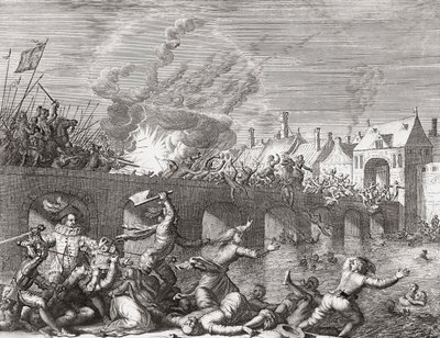 Oblężenie Maastricht autorstwa Jan (after) Luyken