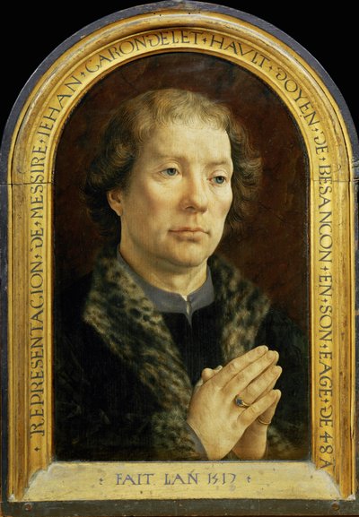 Dyptyk Carondeleta: Jean Carondelet ... autorstwa Jan (c.1472 c.1533) Gossaert