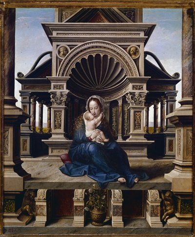 Dziewica z Louvain (olej na desce, ok. 1520) autorstwa Jan (c.1472 c.1533) Gossaert