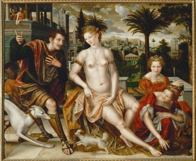 David i Bathseba ... autorstwa Jan (manner of) Massys