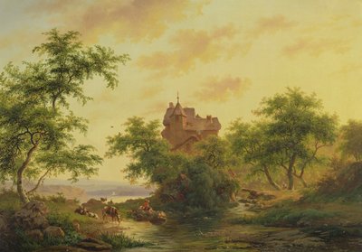 Krajobraz autorstwa Jan Adam Janszoon Kruseman