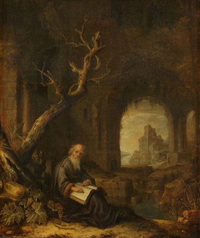 Pustelnik w ruinie autorstwa Jan Adriaensz. van Staveren