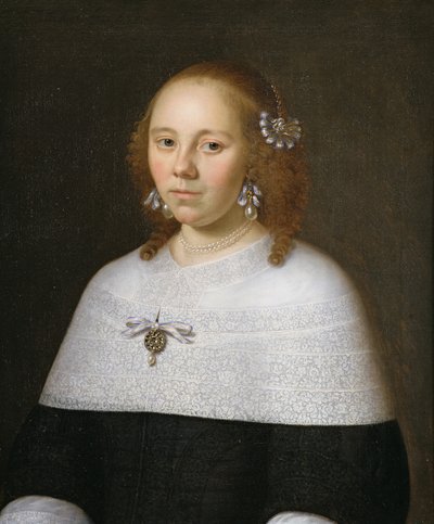Portret młodej kobiety z Hoorn, 1658 autorstwa Jan Albertsz Rootius