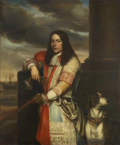 Niderlandzki: Engel de Ruyter (1649-83). Wiceadmirał, syn Michiela Adriaensza de Ruyter Portret Engela de Ruyter autorstwa Jan Andrea Lievens