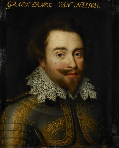 Portret Johana Ernsta I, ok. 1609-1633 (olej na płycie) autorstwa Jan Anthonisz. van Ravesteyn