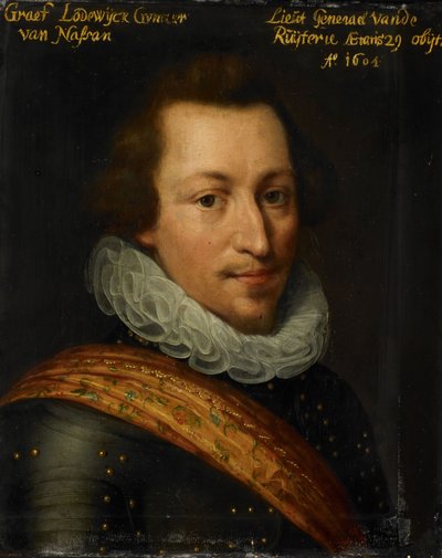 Portret Ludwika Günthera, ok. 1609-1633 (olej na płycie) autorstwa Jan Anthonisz. van Ravesteyn
