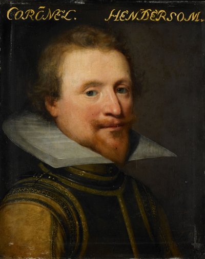 Portret Sir Roberta Hendersona z Tunnegask, ok. 1609-1633 (olej na panelu) autorstwa Jan Anthonisz. van Ravesteyn