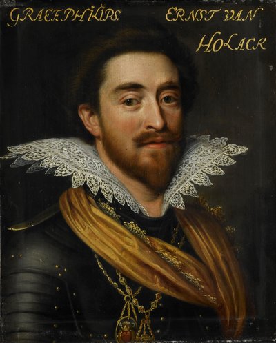 Portret Philippa Ernsta, hrabiego Hohenlohe zu Langenburg autorstwa Jan Antonisz van Ravesteyn (workshop of)